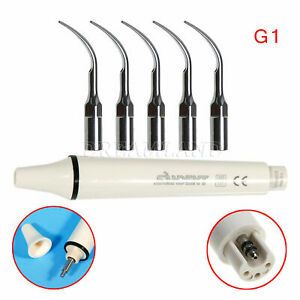 Dental Ultrasonic Piezo Scaler Handpiece EMS Type + 5 Scaling Tips G1