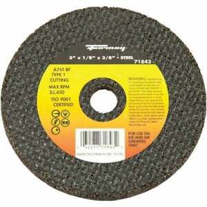 Forney Type 1 3 In. x 1/8 In. x 3/8 In. Steel Cut-Off Wheel 71843  - 1 Each