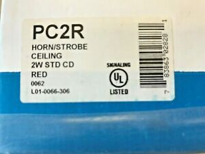 ** 10 Pack ** - System Sensor PC2R Horn Strobe Ceiling Red - *FREE UPS SHIPPING*
