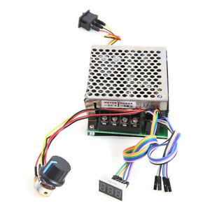 DC 10-55V Motor Speed Controller 60A CW CCW Reversible Adjustable Switch