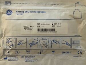 GE Resting ECG Tab Electrodes, Hydrogel 2104780-001