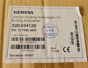 SIEMENS FIRE ALARM PSX-12  FINAL ASSY  500-034120  NEW / SEALED  - FREE SHIPPING