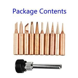 Soldering iron tip Welding Tool Replacement Head Solder 11pcs/set Durable