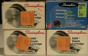 Swingline #50050 Staple Cartridge 5000 Staples For Electric Stapler (4 Boxes)