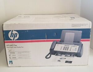 HP 640 FAX MACHINE - Plain Paper Inkjet - New in Box