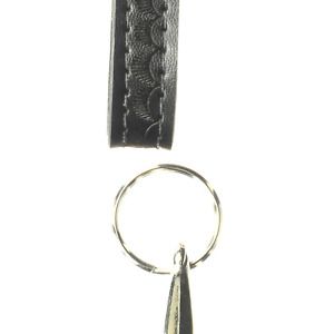 Safariland 169S Key Ring 1 Snap, Black Basketweave