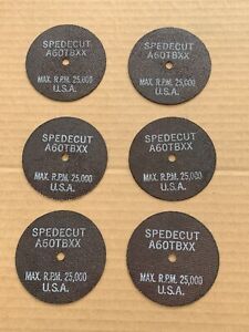 Spedecut 3&#034; A60TBXX Cut-Off Wheels,  New - (6 Pack)