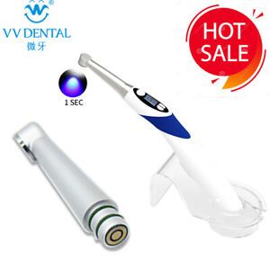 1pc 1s Dental Curing Light Lamp LED Blue Light Metal Head Durable Resin Curing