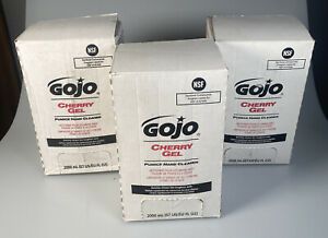 GOJO Cherry Gel Hand Cleaner - 3 2000ml Boxes