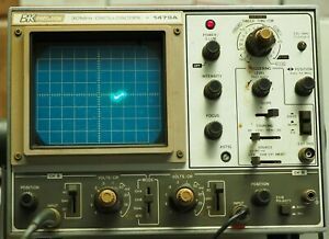 COOL WORKING BK Precision 1479A 30MHz Oscilloscope Used Good Vintage Tool