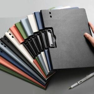 Storage Hard Shell Writing Pad Plastic File Folder With Metal Hook A4 Clipboard