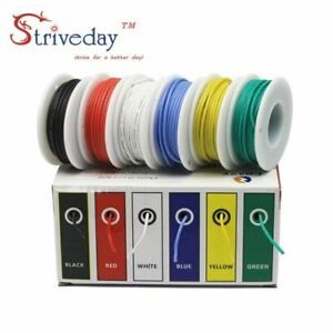 18AWG 30m Flexible Silicone Rubber Cable Wire stranded wires Tinned Copper line