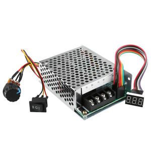 DC10V-55V PWM Brushed DC Motor Speed Controller CW CCW Reversible Switch With