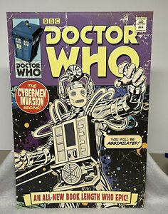 Dr Who The Cybermen Invasion Begins 3D Wood Art Sign 35 x 24 Amazing 3D Board