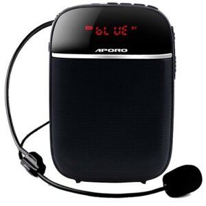 Aporo T2 10W Voice Booster Amplifier Speaker + Microphone For Teaching Guide
