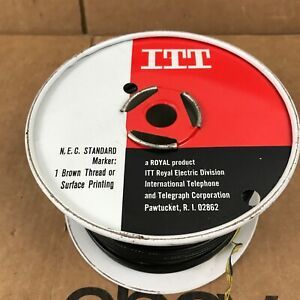 Carol SPT-1 Black 18/2 Lamp Cord Copper Wire Roll 18 AWG Gauge 300V 250ft