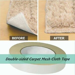 1&#034;x90ft1 rollHeavy-Duty Double-Sided Carpet Mesh Tape 1&#034;x30yds