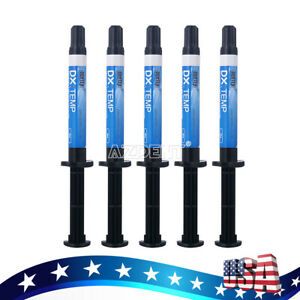 5Kits Dentex Dental Temp Flow Light Curing Temporary Filling Composite Material