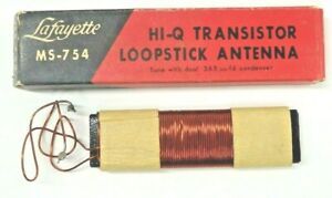 Lafayette MS-754 Loopstick Antenna Vintage with Box New Old Stock Free Shipping