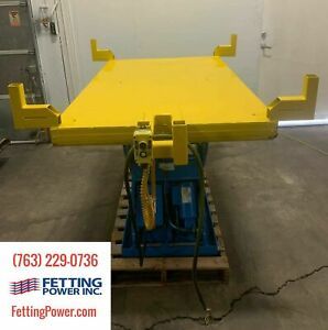 2,000 lb. Lift Products Inc. LPT-20-36 Heavy Duty Scissor Lift Table 230V 3 PH