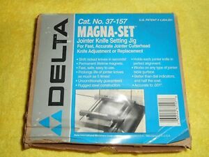 DELTA MAGNA SET WOOD JOINTER KNIFE SETTING JIG MAGNETIC 37-157