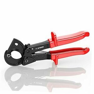 Cable Cutter, Aluminum Copper Cable Cutter Wire Cutter, Ratchet Heavy Duty,