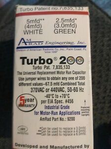 Turbo 200 Motor RUN Capacitor
