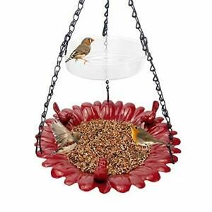 Bird Feeder Hanging Tray,Seed Tray Bird Bath Tray for Bird Feeders Atracting Pet