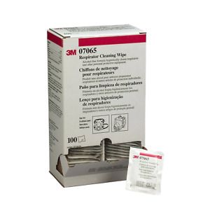 3M Respirator Cleaning Wipes 504/07065 - 100 Pack Spirit, prewipe safety