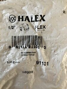 Halex 1/2 In. Clamp 90 Degree Armored Cable/Conduit Connector 91101