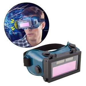 LCD Auto Darkening Solar Power Welding Goggles Protective Glasses Patch