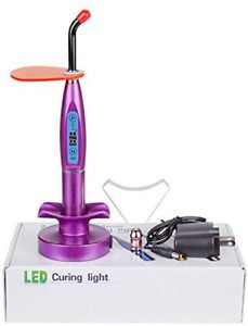Wireless Cordless 5W Big Power LED Light Cure Lamp with Tip Purple For Operation