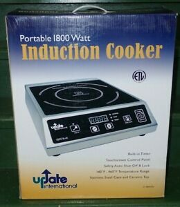 Update International Portable 1800 Watt Induction Cooker, Brand New