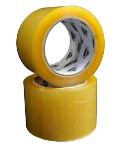 Clear Packing Tape, Shipping Tape Rolls, 3 Inch x 110 Yards, 1.6 Mil Thick, 24 P