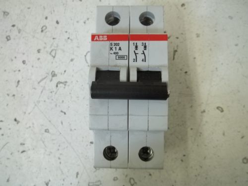 LOT OF 3 ABB S202-K1A CIRCUIT BREAKER *NEW OUT OF A BOX*