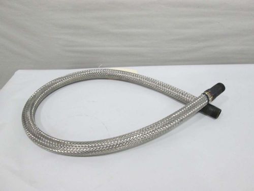NEW STAINLESS BRAIDED FLEXIBLE 5FT LENGTH 1IN NPT CONDUIT FITTING D360748