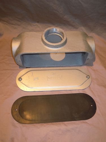 Appleton unilet t69 2&#034; conduit body - complete with gasket and cover for sale