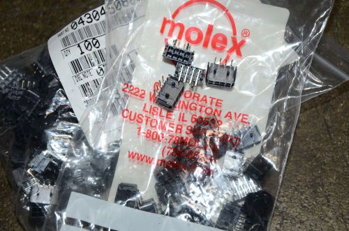 Molex connector 150 qty micro-fit 90 degree 16 position header 43045-0800 43045 for sale