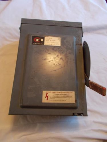 Cutler Hammer 60 AMP Fused 240 Volt Disconnect/Safety Switch