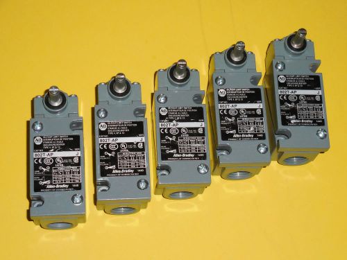 5 NEW 802T-AP ALLEN BRADLEY OILTIGHT LIMIT SWITCH LEVER TYPE , FREE SHIPPING!!!
