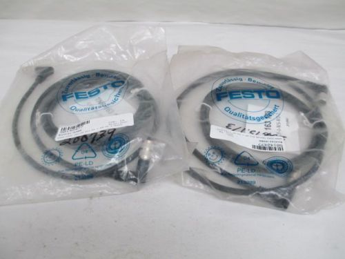 Lot 2 new festo kvi-cp-1-ws-wd-2 valve terminal connecting cable 2m d210140 for sale