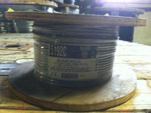 Alpha part number 5192c 22/2c tinned copper shielded 500&#039; reel gray. for sale
