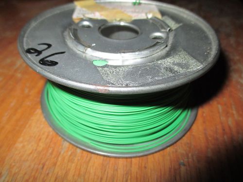 26 Awg. Solid hook up wire Green Teflon 900+ ft.
