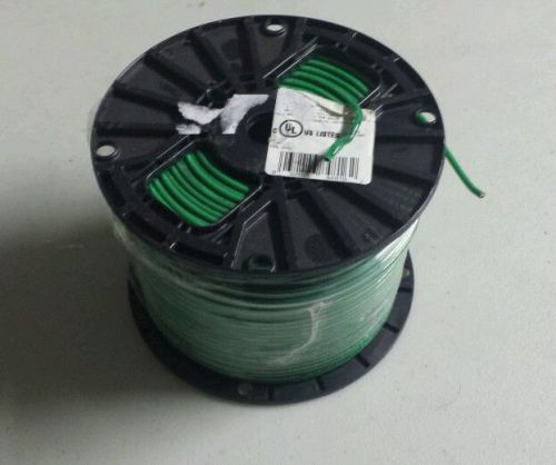 3 rolls new #12 green, white, black stranded thhn thwn copper wire 500 ft. for sale