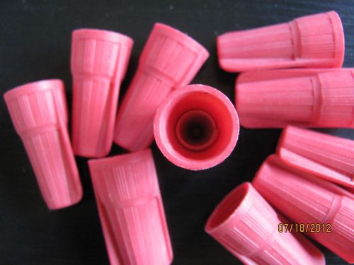 Marette type ii winged large  red wire nut     lot of 50 red for sale