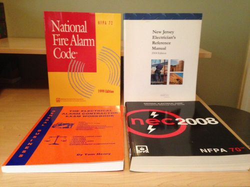 Electrical exam &amp; alarm books for sale