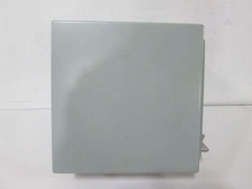Hammond 1414phh4 wall-mount steel 8x8x4 in electrical enclosure box d296405 for sale