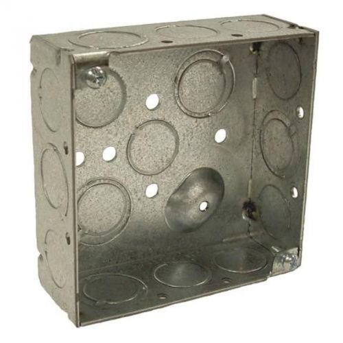 Hubell square box 4&#034; tko knockouts 1-1/2&#034; deep 189 hubbell electrical products for sale