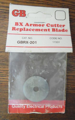 BX Armor Cutter Replacement Blade/# GBRX-201 for GBX 200 Cutter-NOS