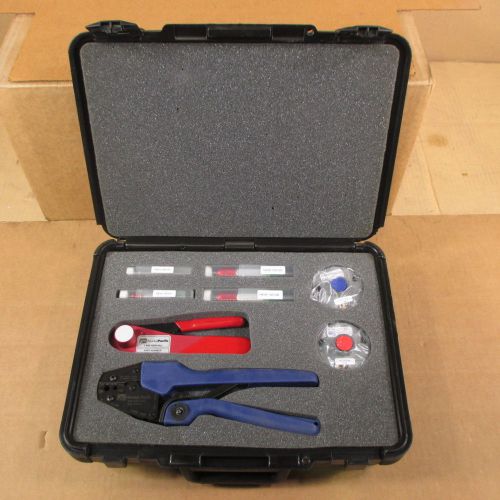 Bnc tool kit 734 735 crimpers die set cutter head go no-go gauges in carry case for sale